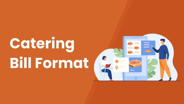 catering bill format catering bill format