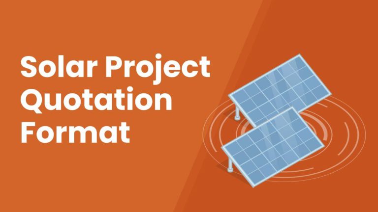 solar quotation format solar quotation format