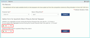 gstr1 quarterly