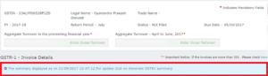 gstr1 summary portal