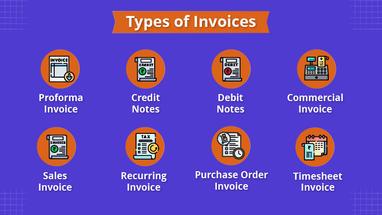 types of invoice types of invoice