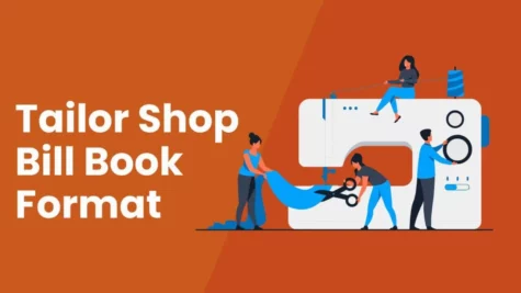 tailor shop bill book format tailor shop bill book format